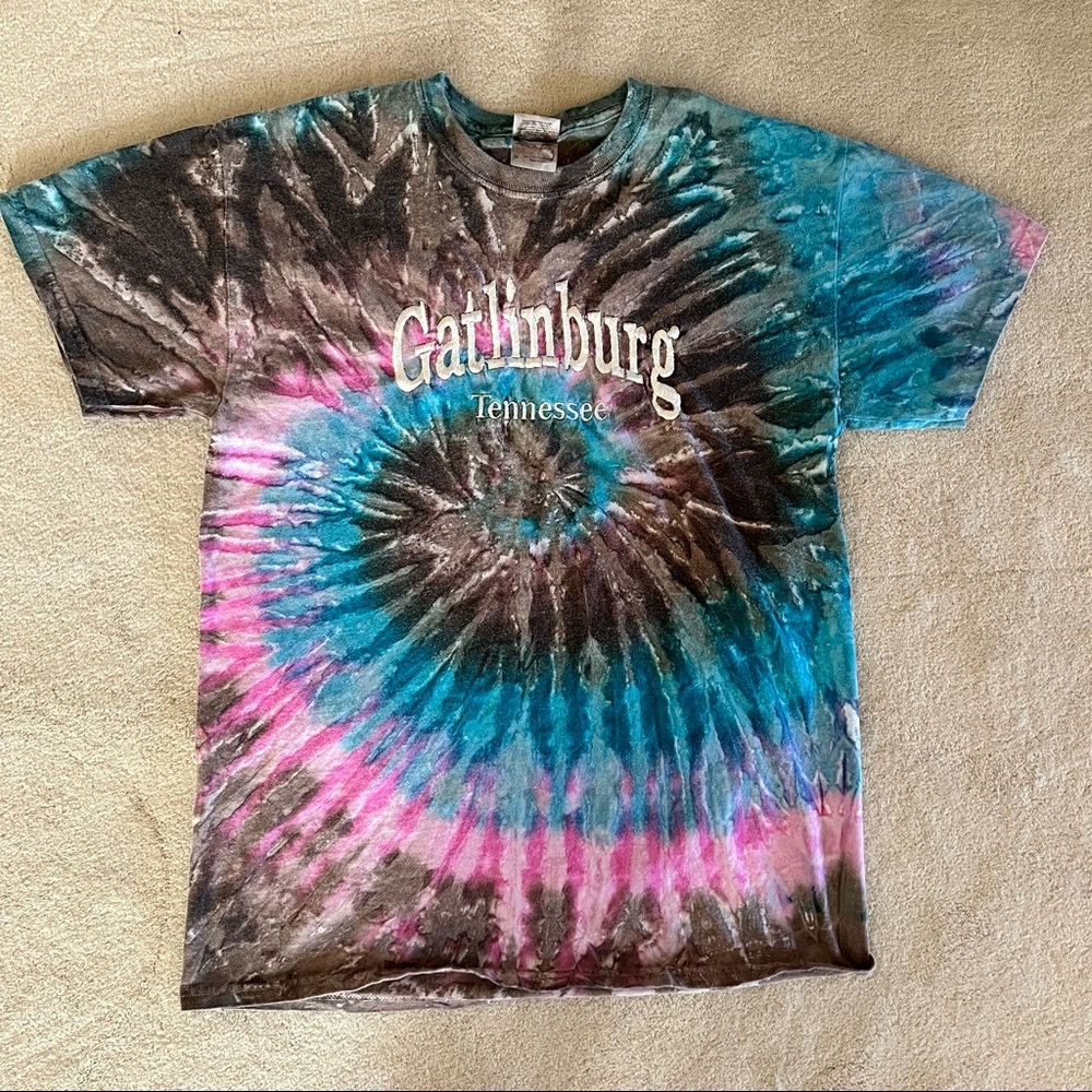Gatlinburg Tennessee tie dye T-shirt